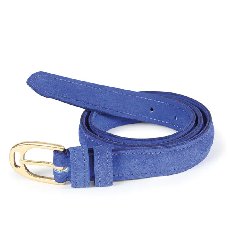Aubrion 35mm Suede Belt - Blue 